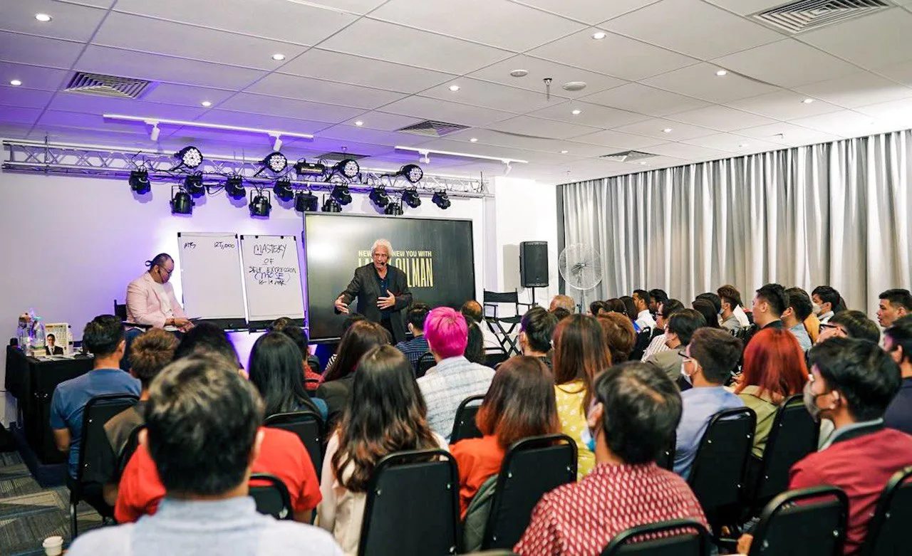 Live seminar presentation at Magic Dojo Event Hall