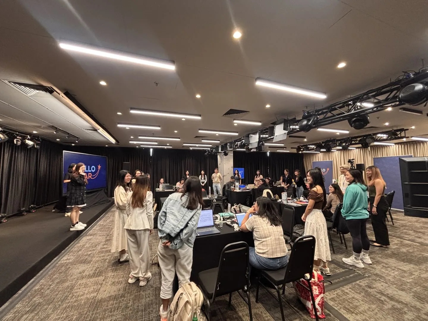 Workshop in progress at Magic Dojo Event Hall